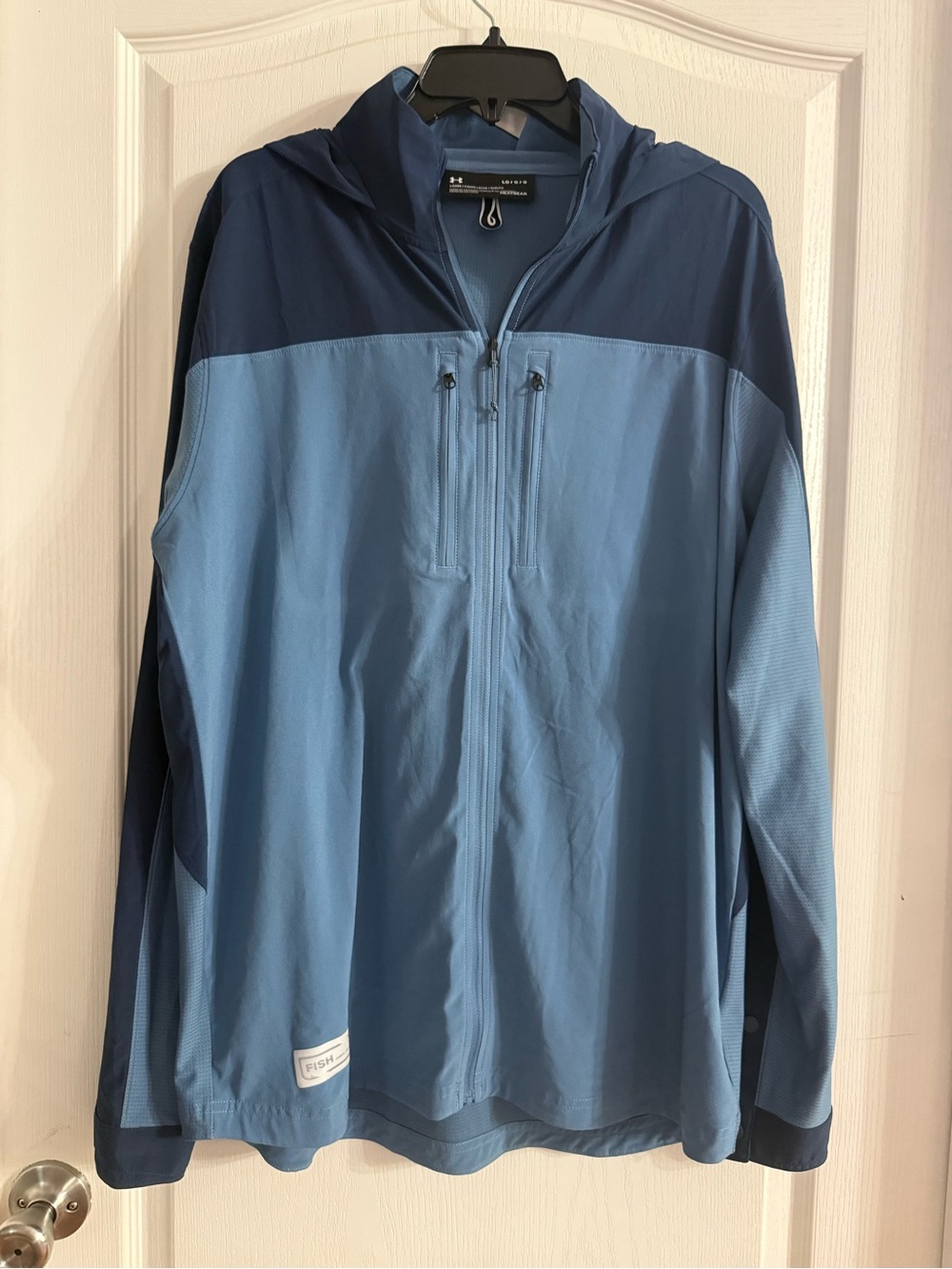 Under Armour Men’s Backwear Full Zip Fishing Jacket Sz L. SP-3
